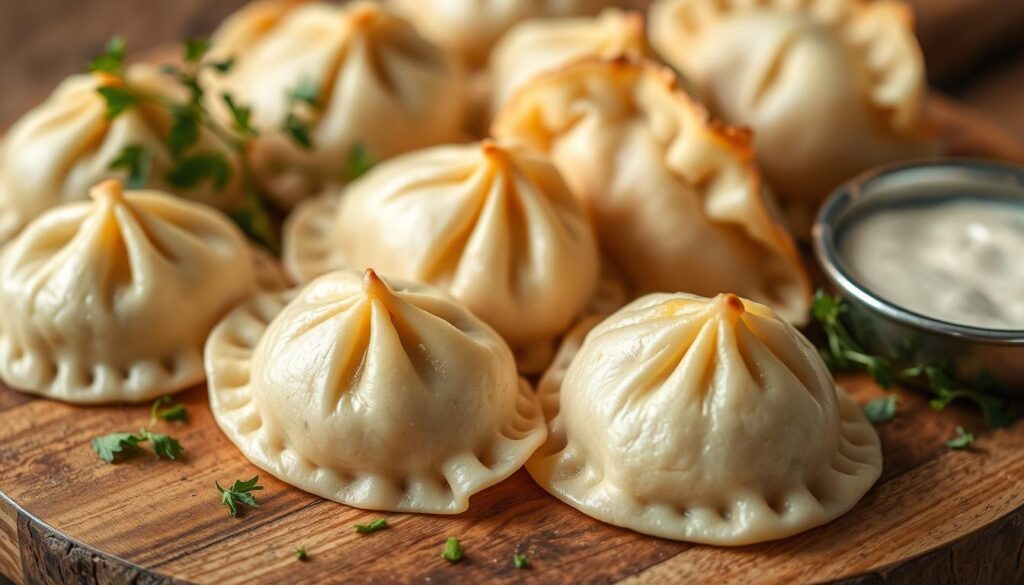 pierożki drożdżowe z serem