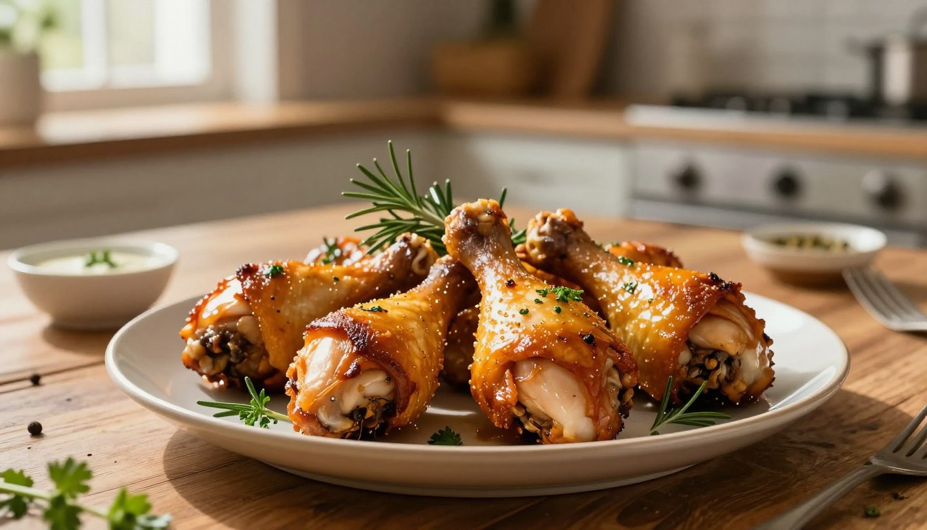 pałki z kurczaka pieczone