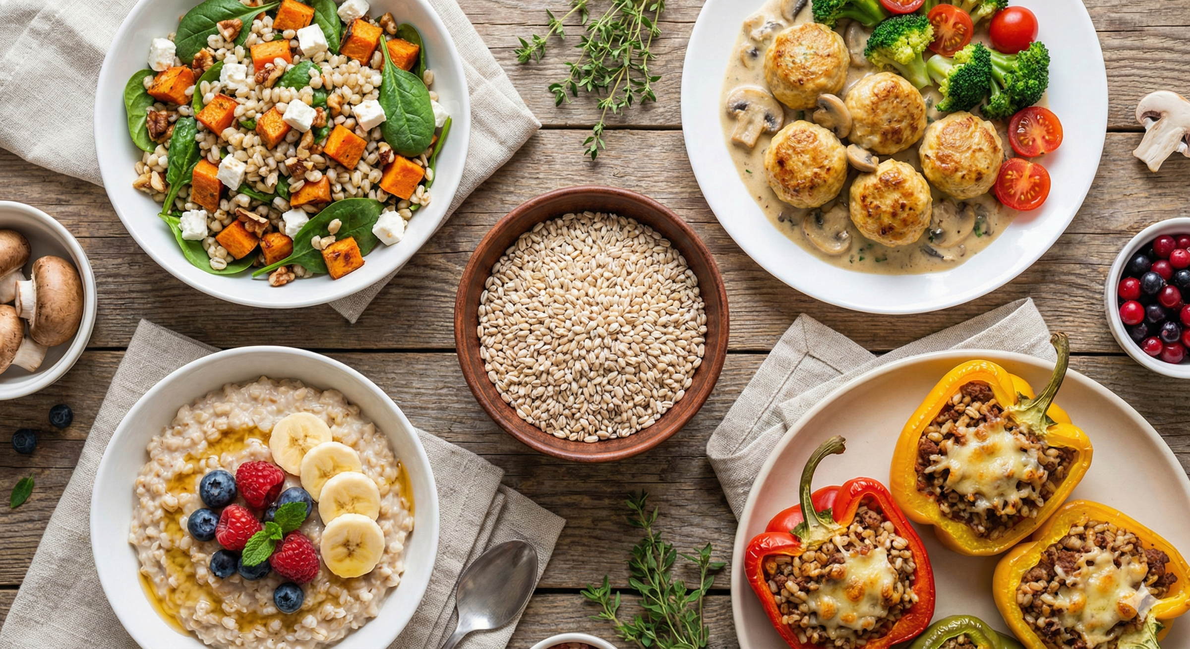 Obiady bez nudy - kasza jęczmienna w kreatywnych odsłonach