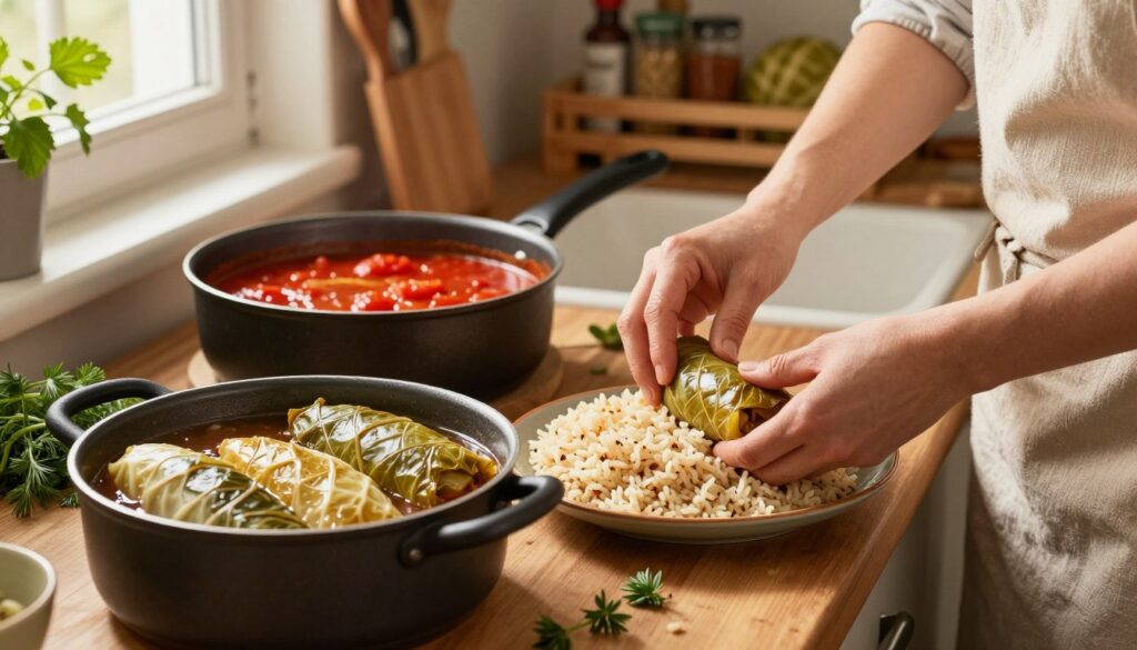 gotowanie gołąbków