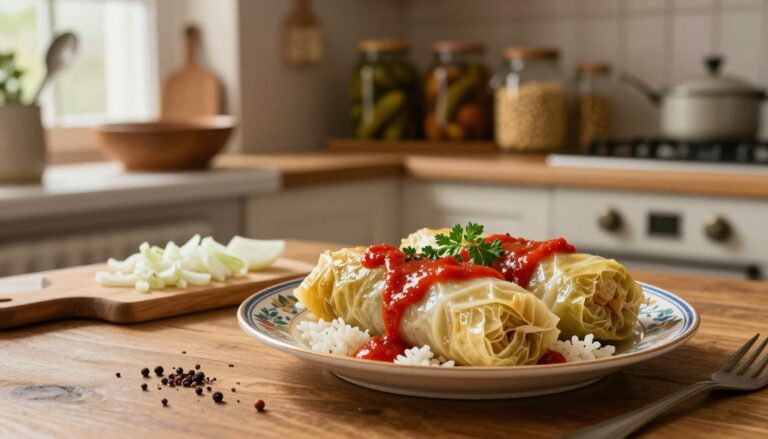 przepis na gołąbki z ryżem