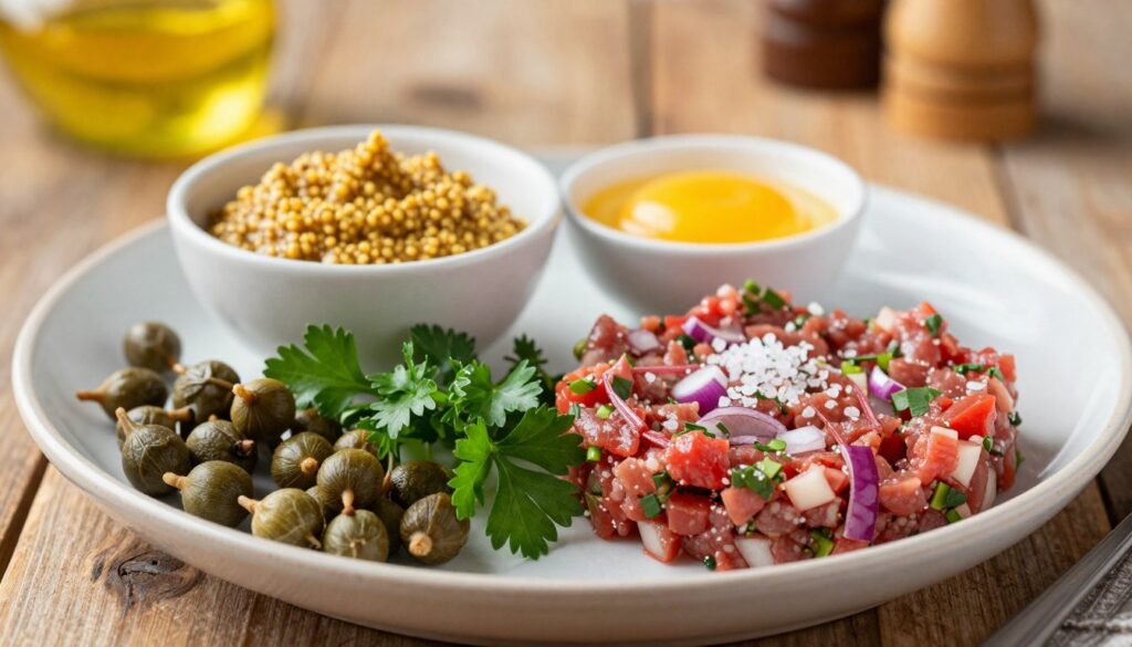 dodatki i przyprawy do tatara wołowego