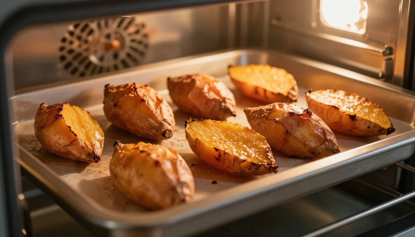 jak długo piec bataty w piekarniku