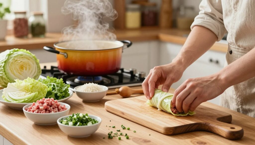 przygotowanie gołąbków krok po kroku przygotowanie gołąbków krok po kroku